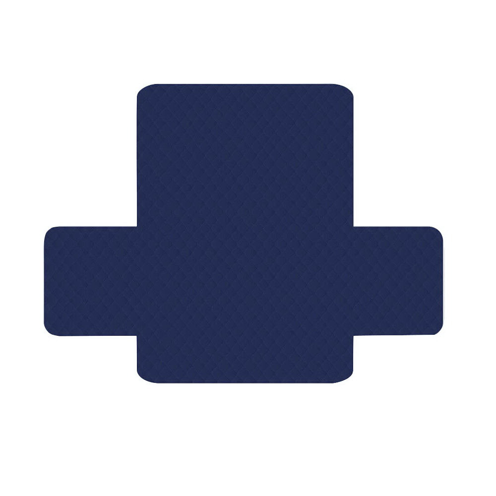 Artiss 3-Seater Quilted Sofa Cover Navy