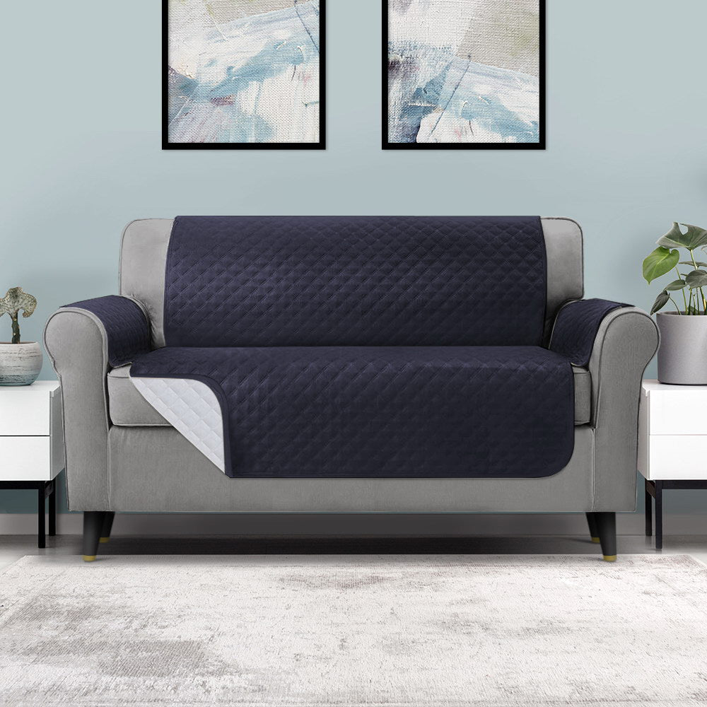 Artiss 3-Seater Sofa Cover Water Resistant Dark Grey