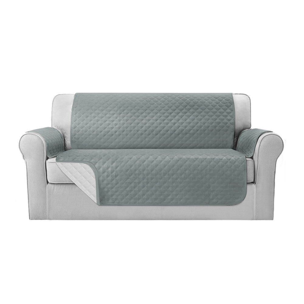 Artiss 3-Seater Sofa Cover Water Resistant Grey