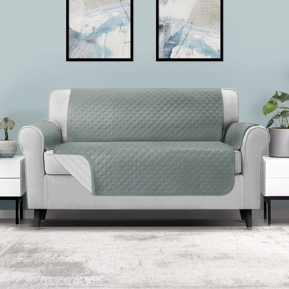 Artiss 3-Seater Sofa Cover Water Resistant Grey