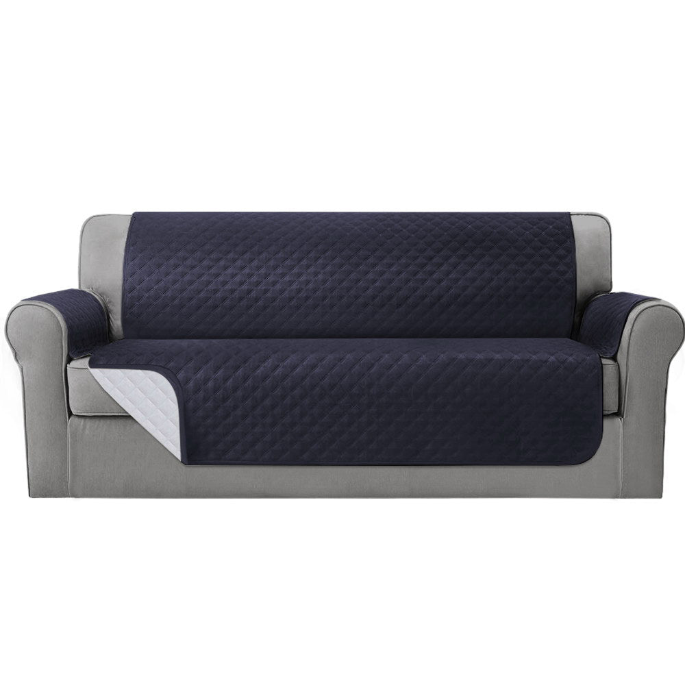 Artiss 4-Seater Sofa Cover Water-Resistant Dark Grey