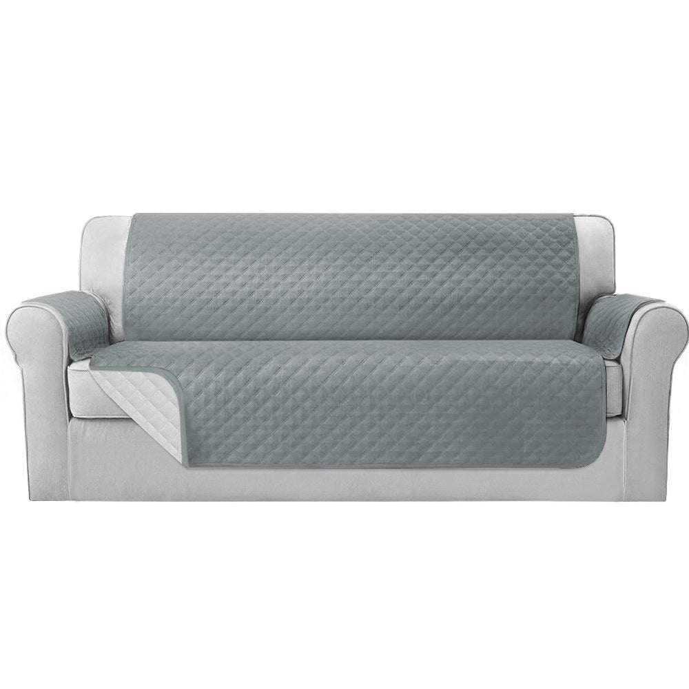 Artiss 4-Seater Sofa Cover Water-Resistant Grey