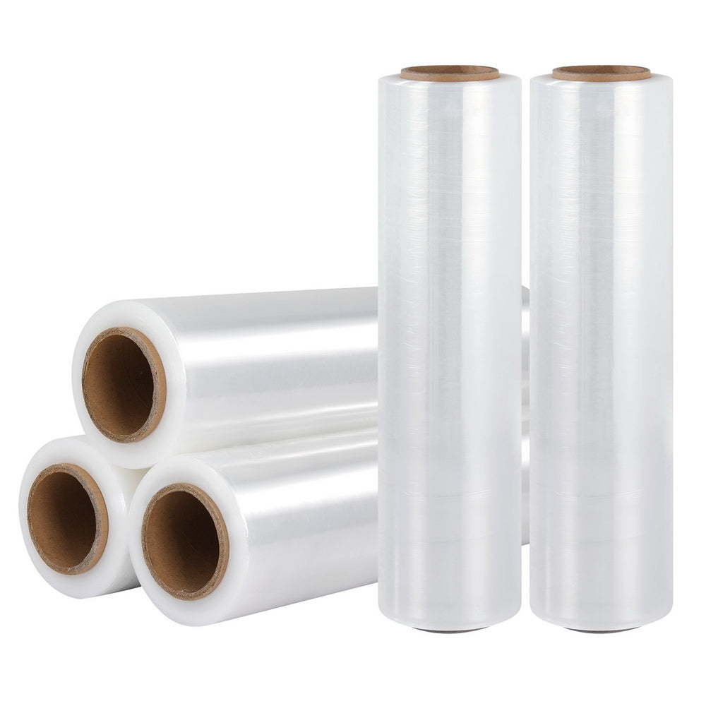 500mm x 400m Clear Stretch Film Pallet Wrap 5 Rolls