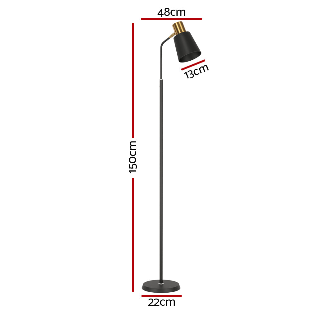 Modern Black LED Floor Lamp for Home & Office