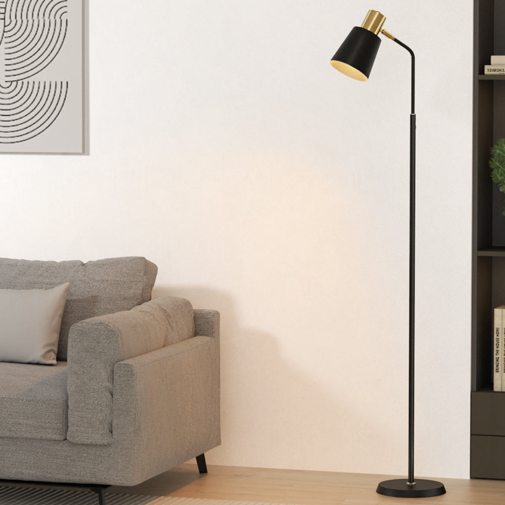 Modern Black LED Floor Lamp for Home & Office