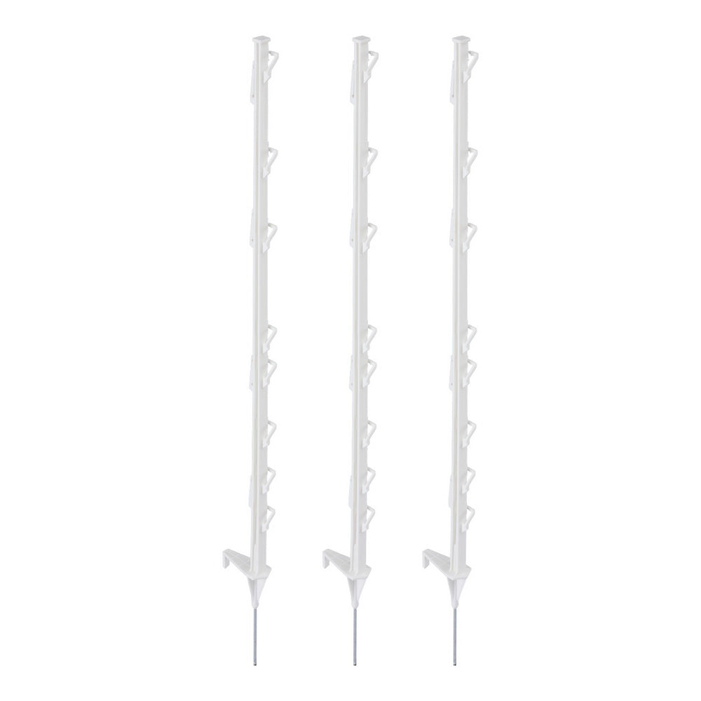 Giantz 106.5cm Electric Fence Posts 20pcs White Poly