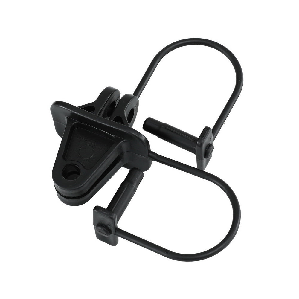Giantz 200pcs Electric Fence Insulators Pinlock Black