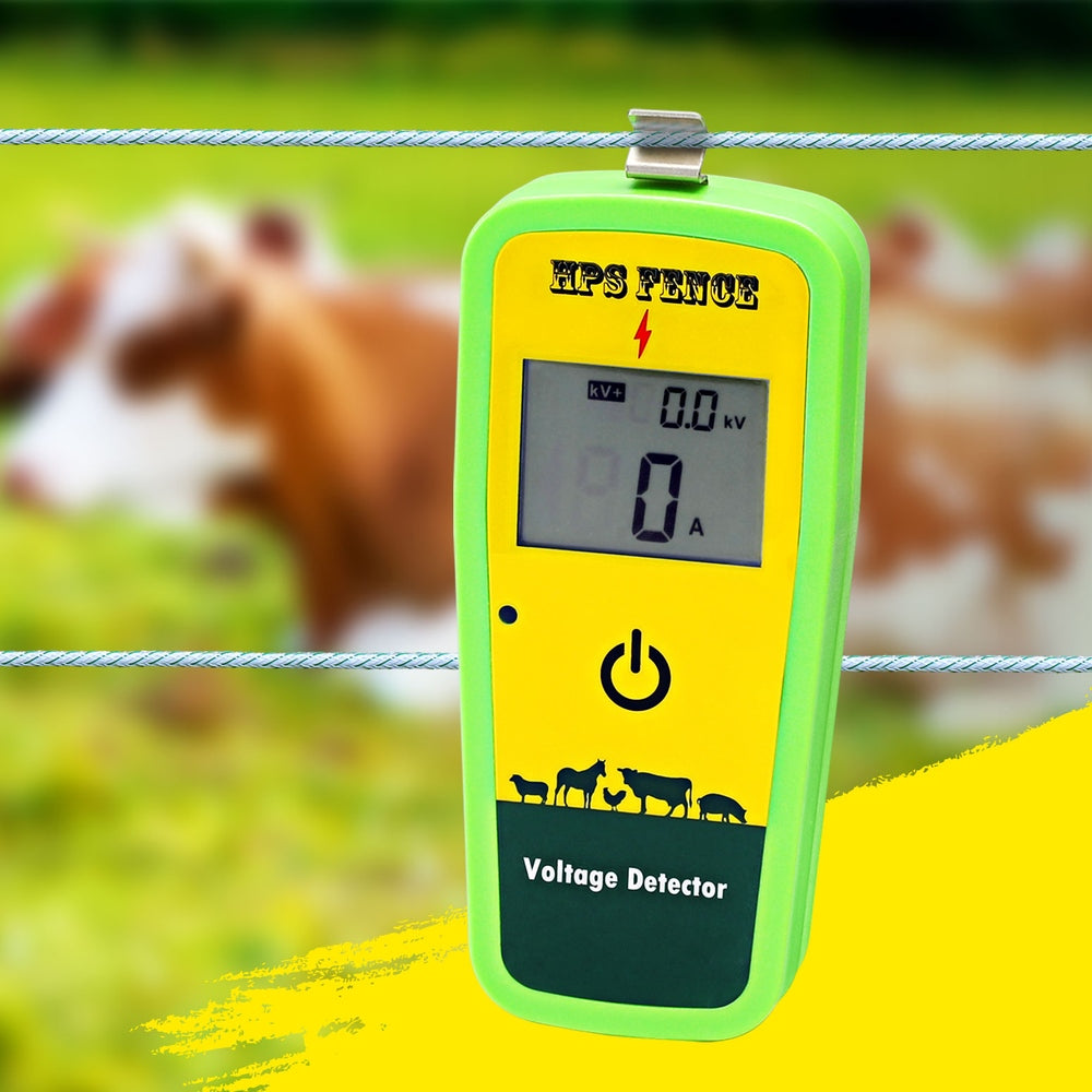 Giantz 13KV Digital Electric Fence Tester Fault Finder Yellow