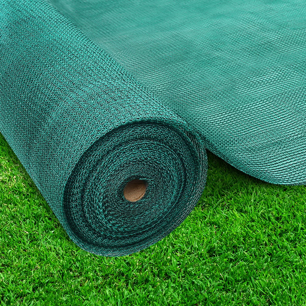Instahut 3.66x20m Heavy Duty Shade Cloth 50% UV Block Green