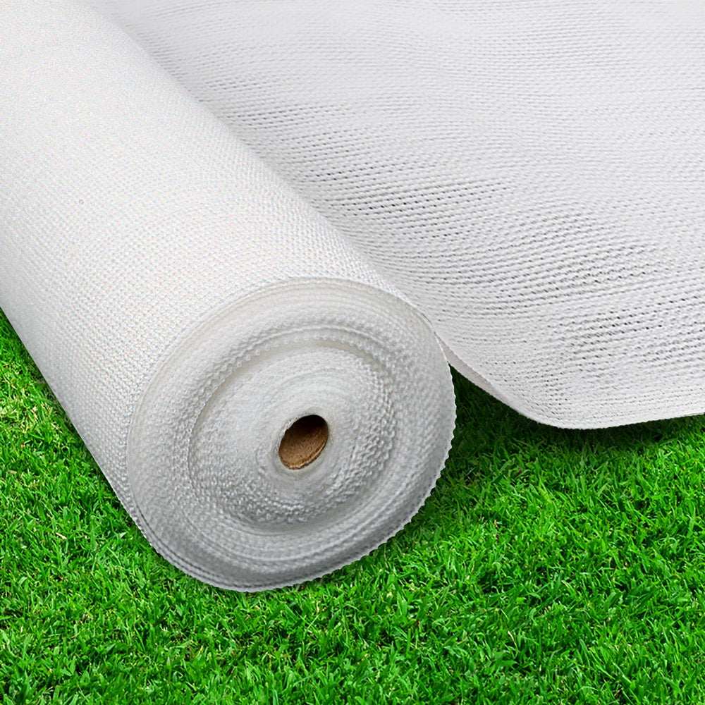 Instahut 3.66x30m Heavy Duty Shade Cloth 90% UV Block White