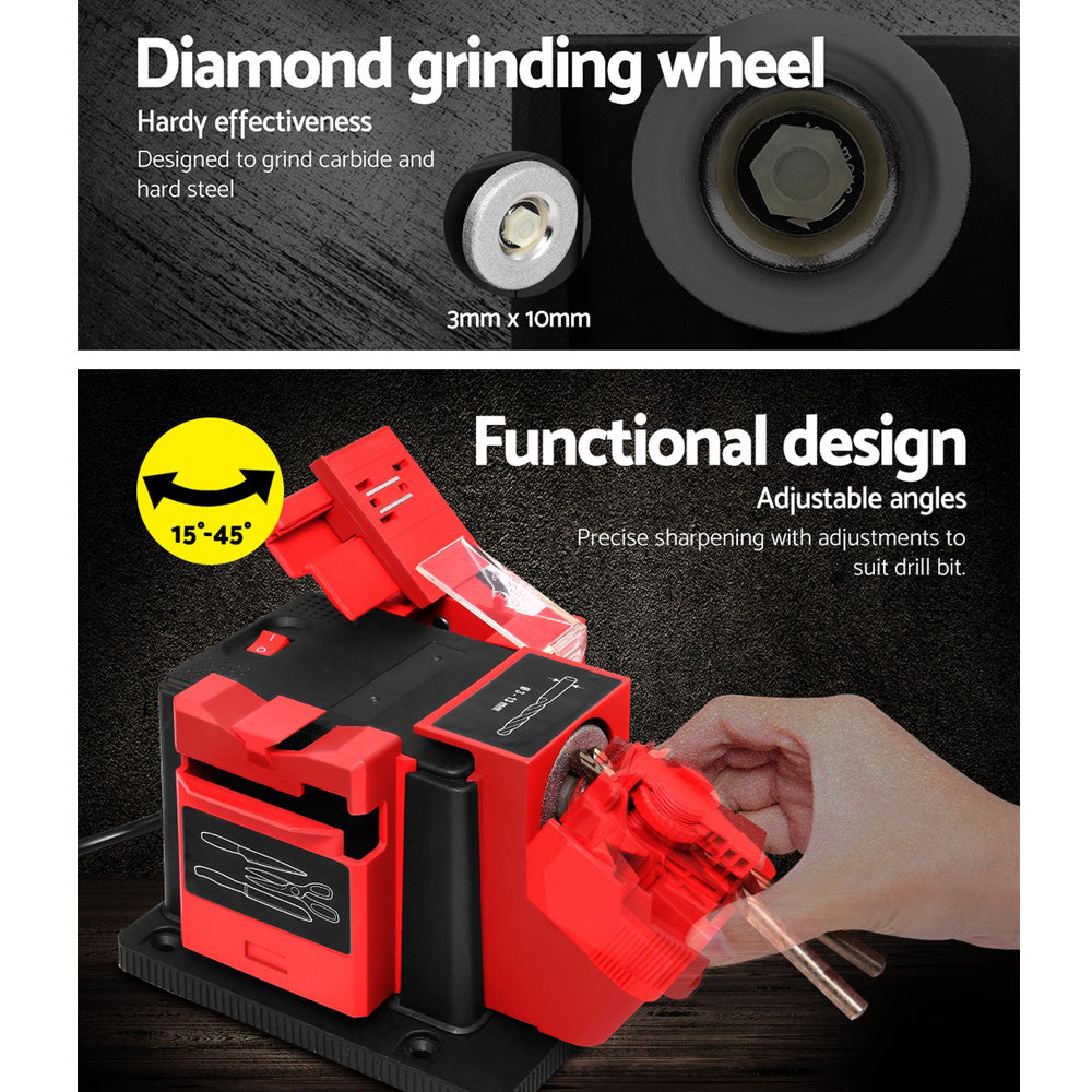 GIANTZ 96W Electric Tool Sharpener for Drill Bit, Knife, Scissor, Chisel, Planer