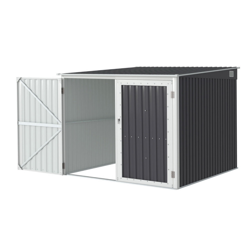 Giantz 2.06x2.03M Garden Shed Outdoor Storage Grey