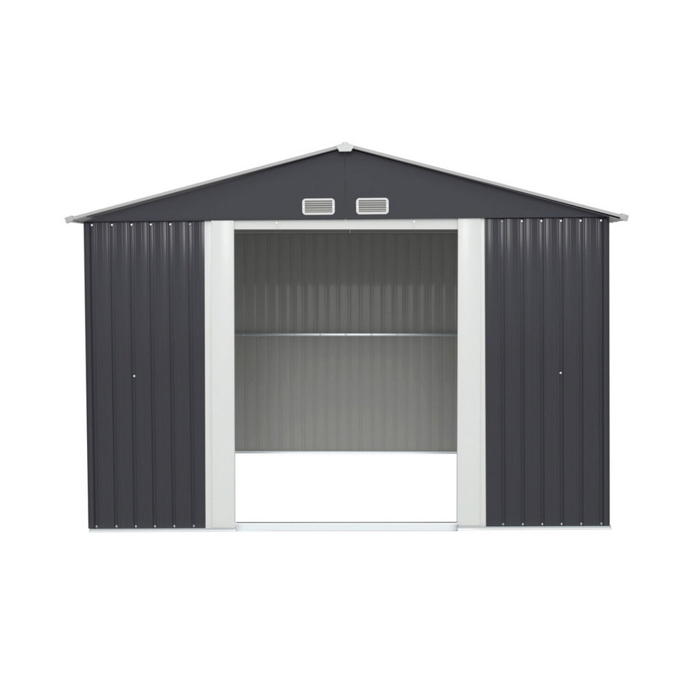 Giantz 3x3M Garden Shed Outdoor Storage Workshop Grey