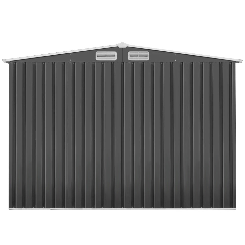 Giantz 2.6x3.9M Metal Garden Shed Outdoor Storage Workshop Grey