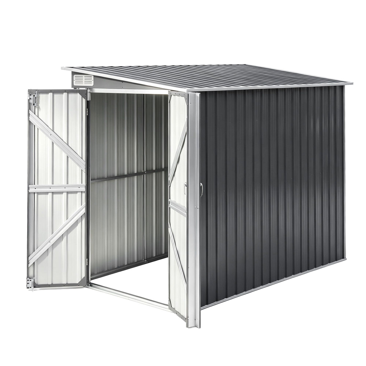 Giantz Garden Shed Lean To Bike Shelter 118x238cm Backyard Storage