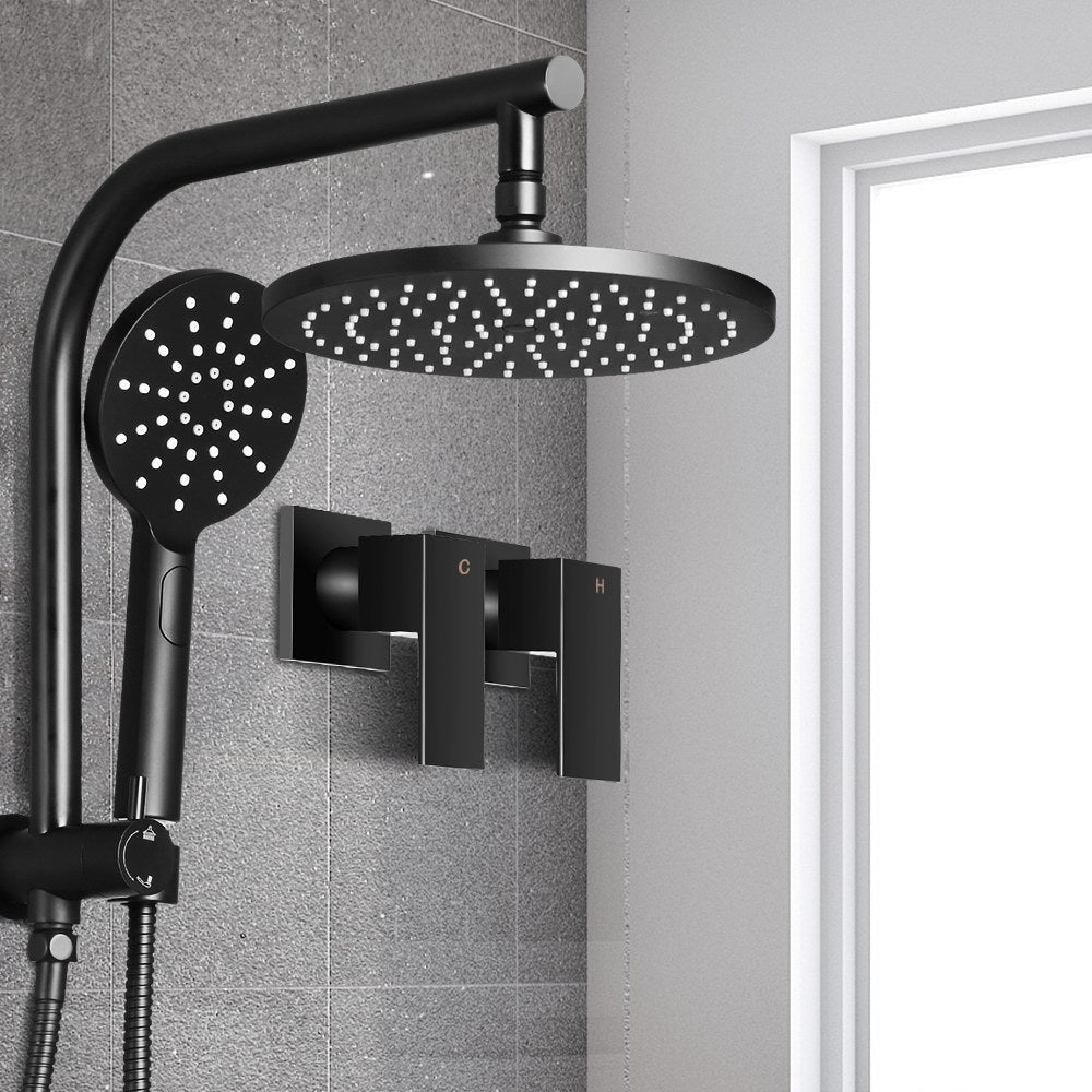 Cefito 9" Rain Shower Head Set High Pressure Black