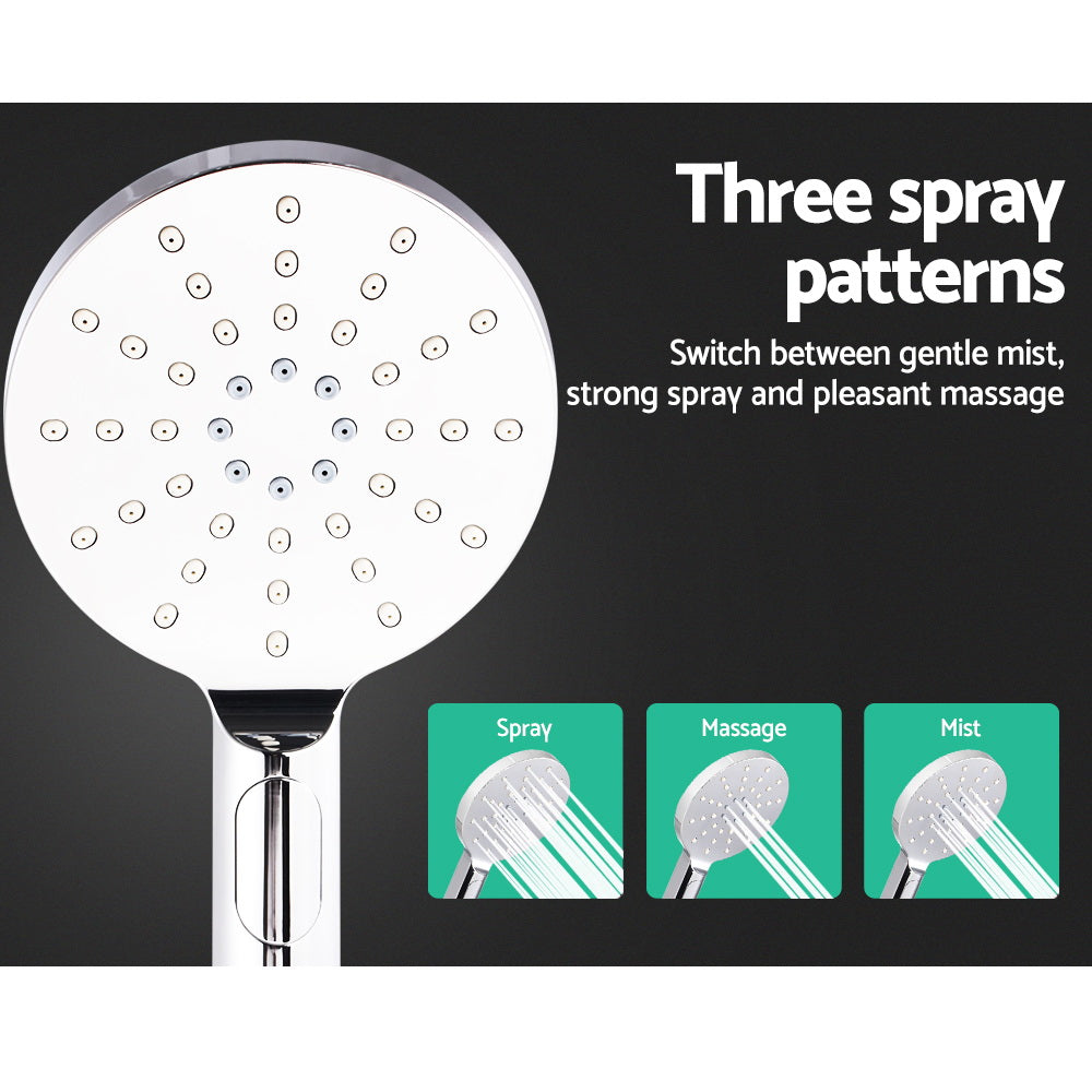 Cefito 9" Rain Shower Head Set High Pressure Chrome Round