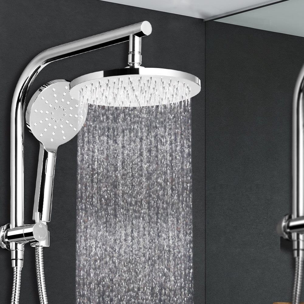 Cefito 9" Rain Shower Head Set High Pressure Chrome Round