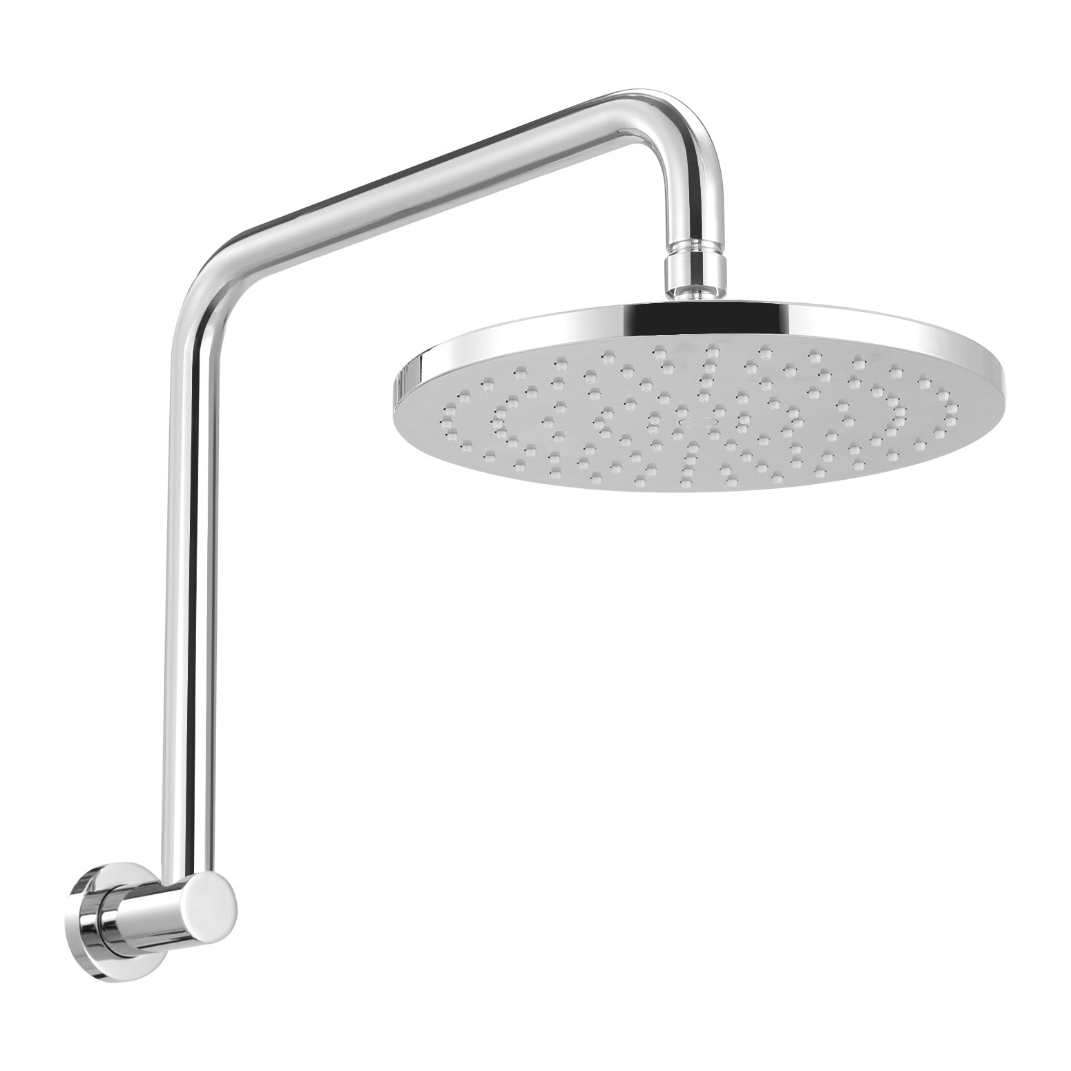 Rain 9" Shower Head High-Pressure Swivel Chrome