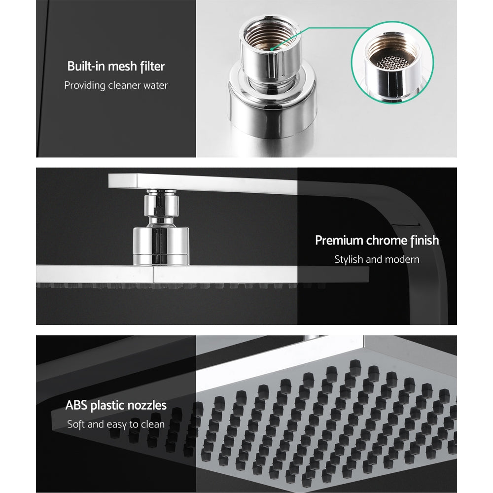 Cefito 8" Square Rain Shower Head High Pressure Chrome