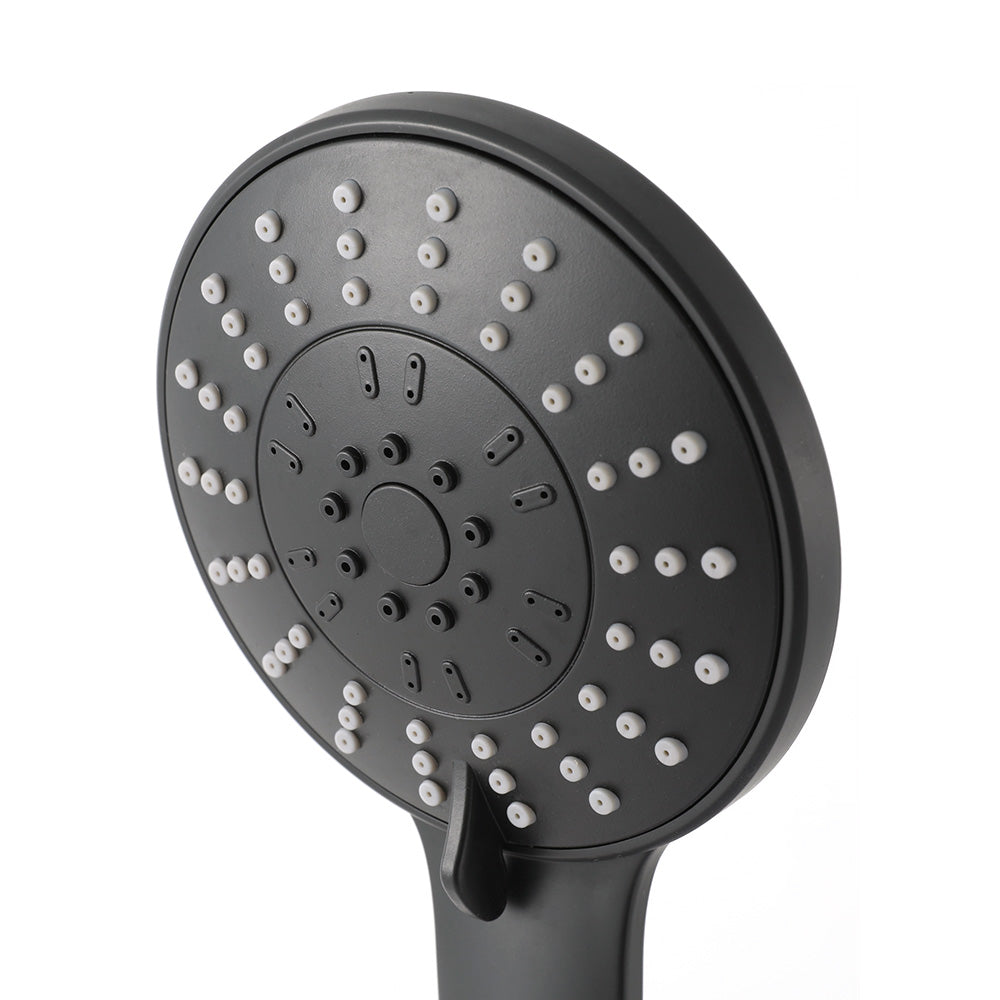 4.5" High Pressure Handheld Shower Head 5 Modes Matte Black