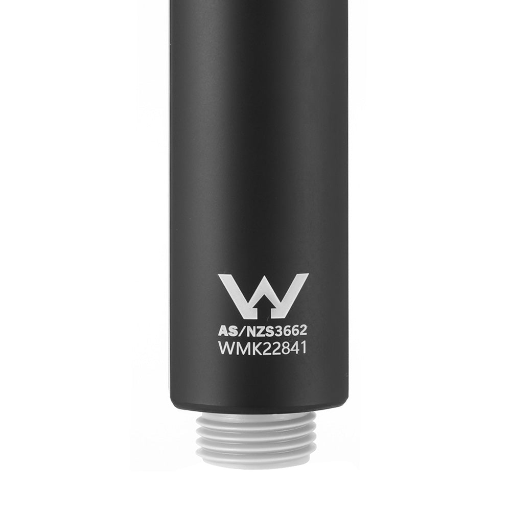 Square Handheld Shower Head 3.1" High Pressure 3 Spray Modes Black