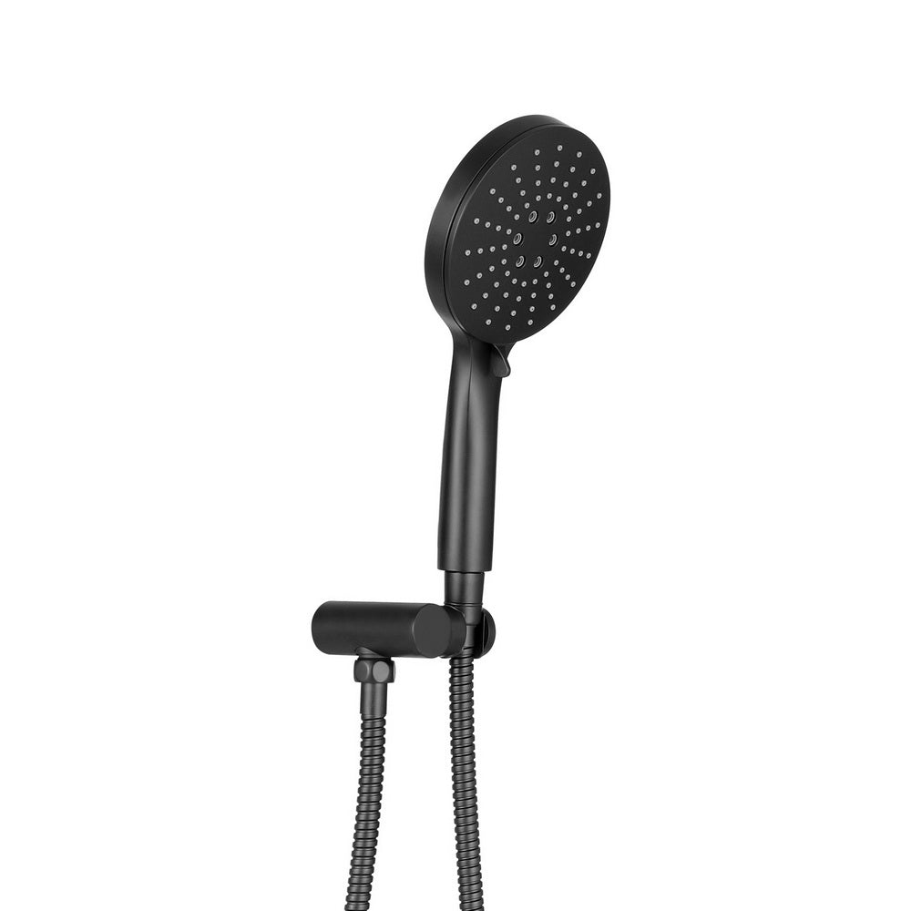 4.7" High Pressure Handheld Shower Head Set Matte Black