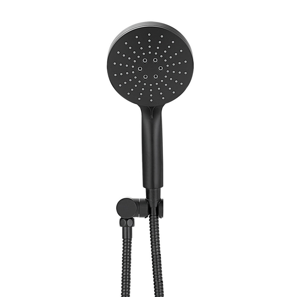 4.7" High Pressure Handheld Shower Head Set Matte Black
