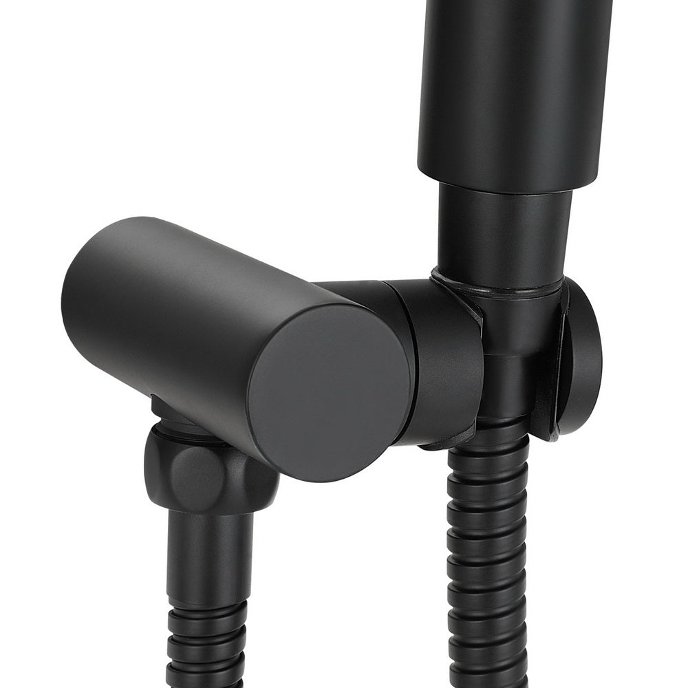 4.7" High Pressure Handheld Shower Head Set Matte Black