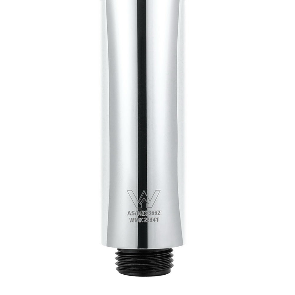 4.7" High-Pressure Handheld Shower Head Silver with Holder and Hose