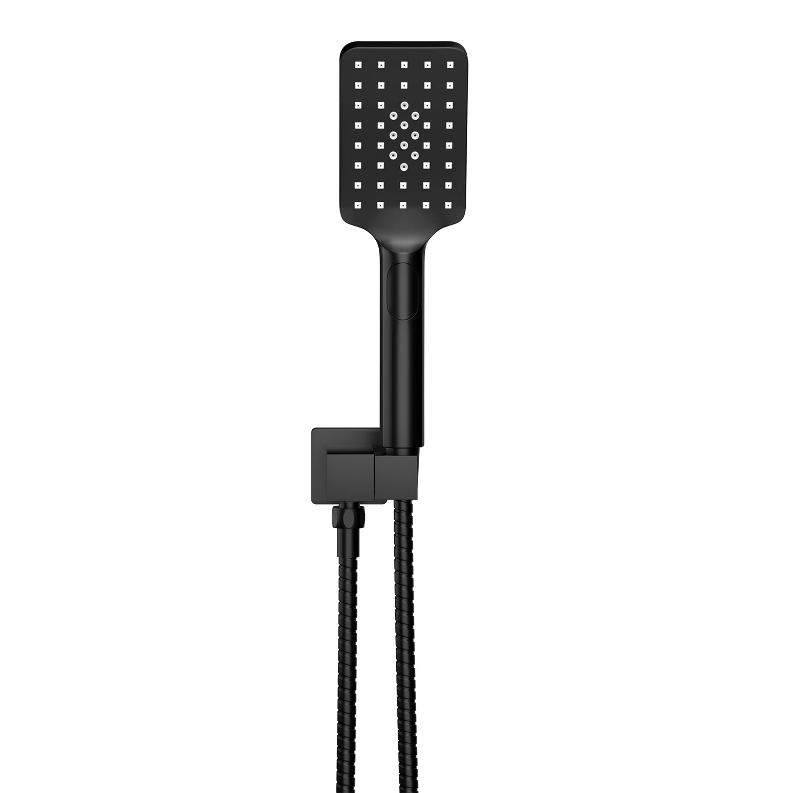 High Pressure Handheld Shower Head Black 3 Spray Modes