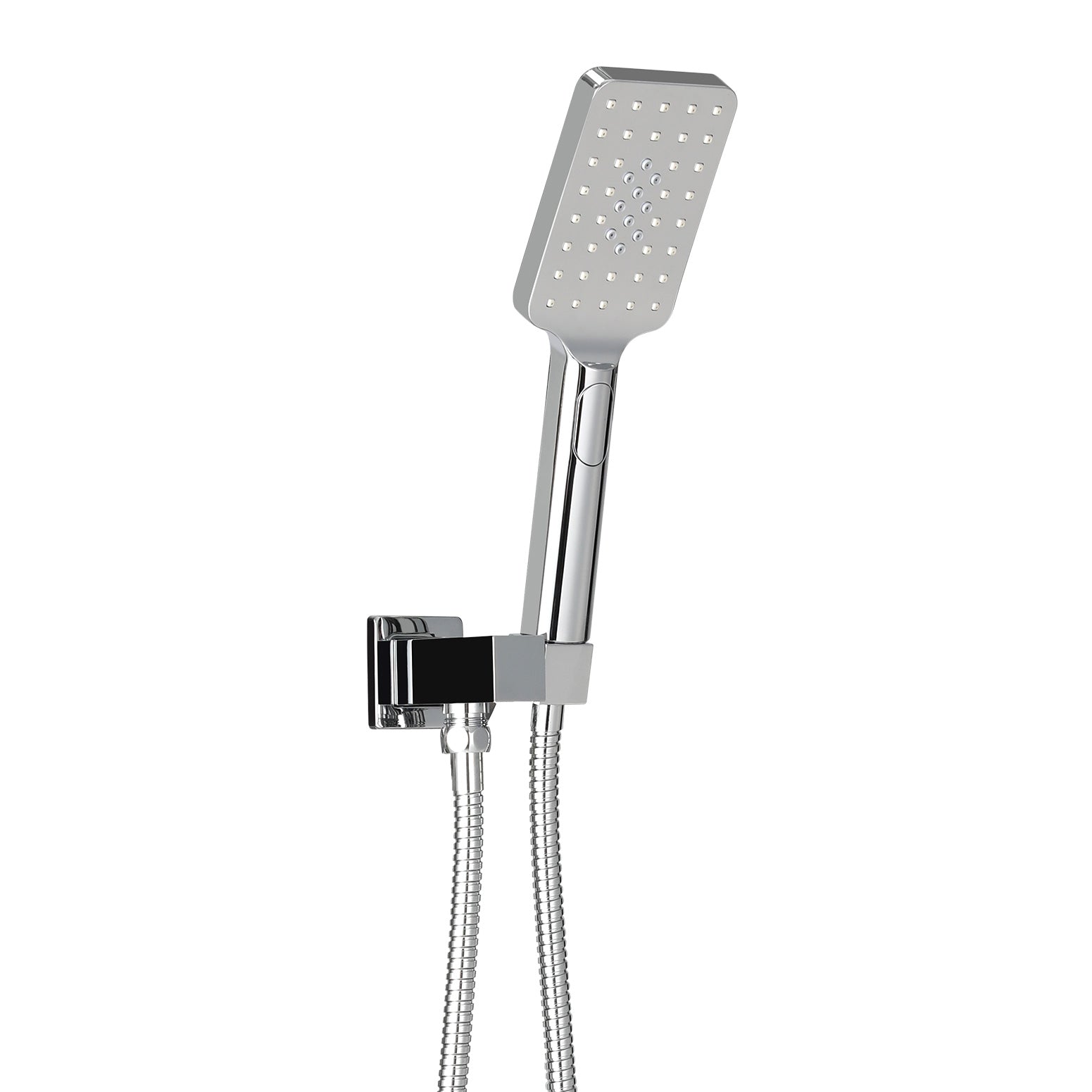 High Pressure Handheld Shower Head 3.1" Silver