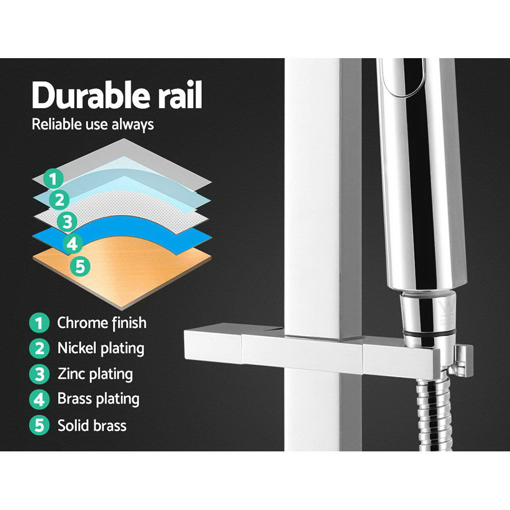 Cefito 10" Rain Shower Head Set High Pressure Chrome