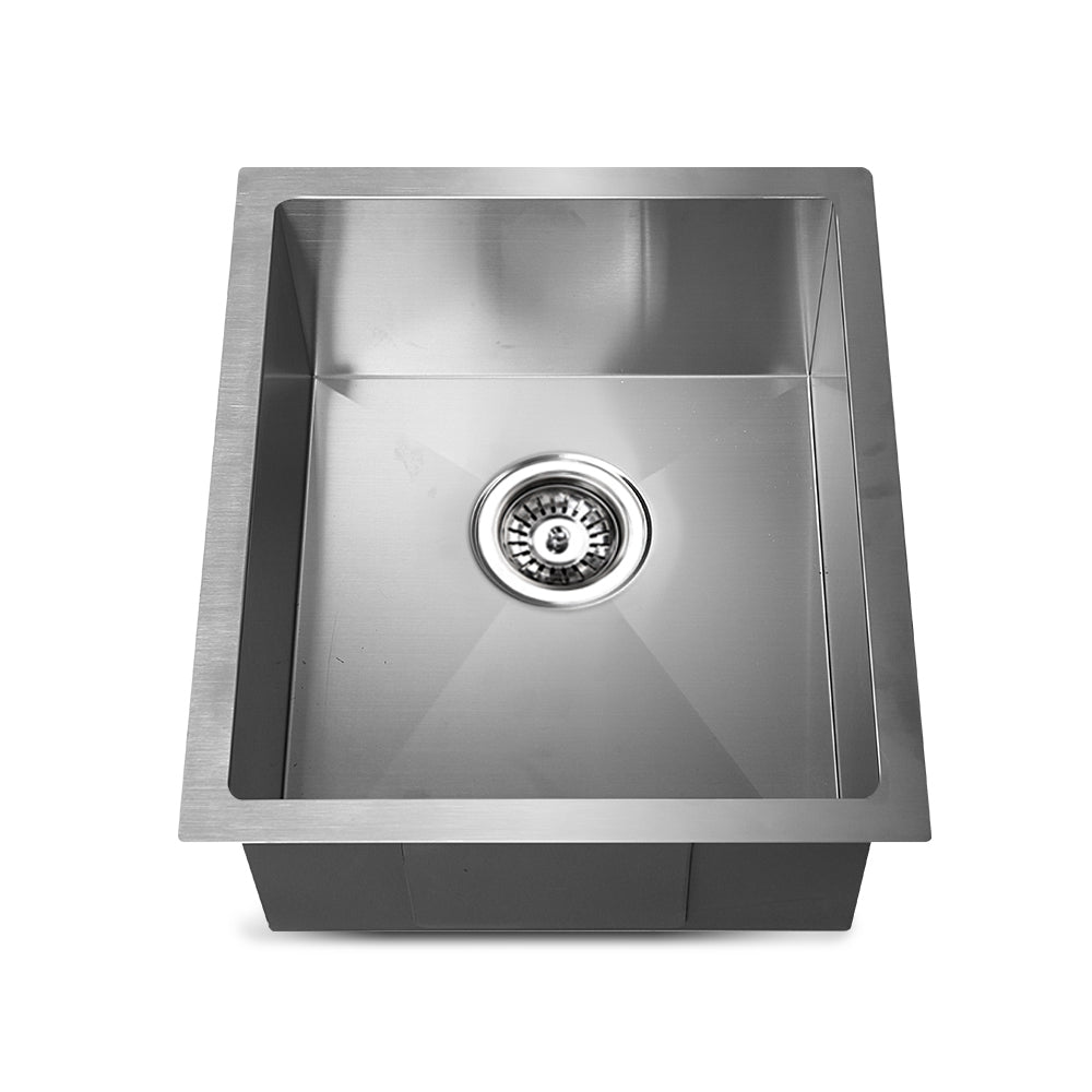 Cefito 45x39cm Single Bowl Kitchen Sink Stainless Steel Silver