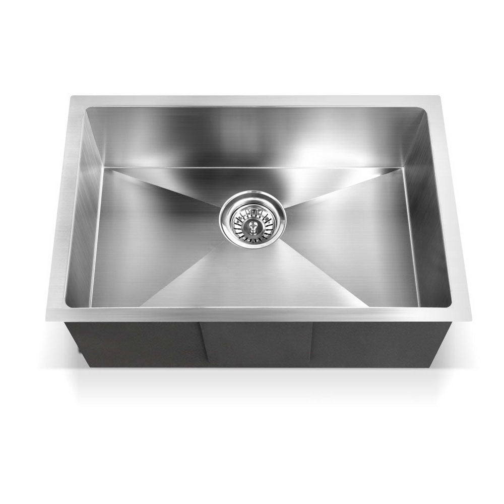 Cefito 60x45cm Single Bowl Kitchen Sink Stainless Steel Silver