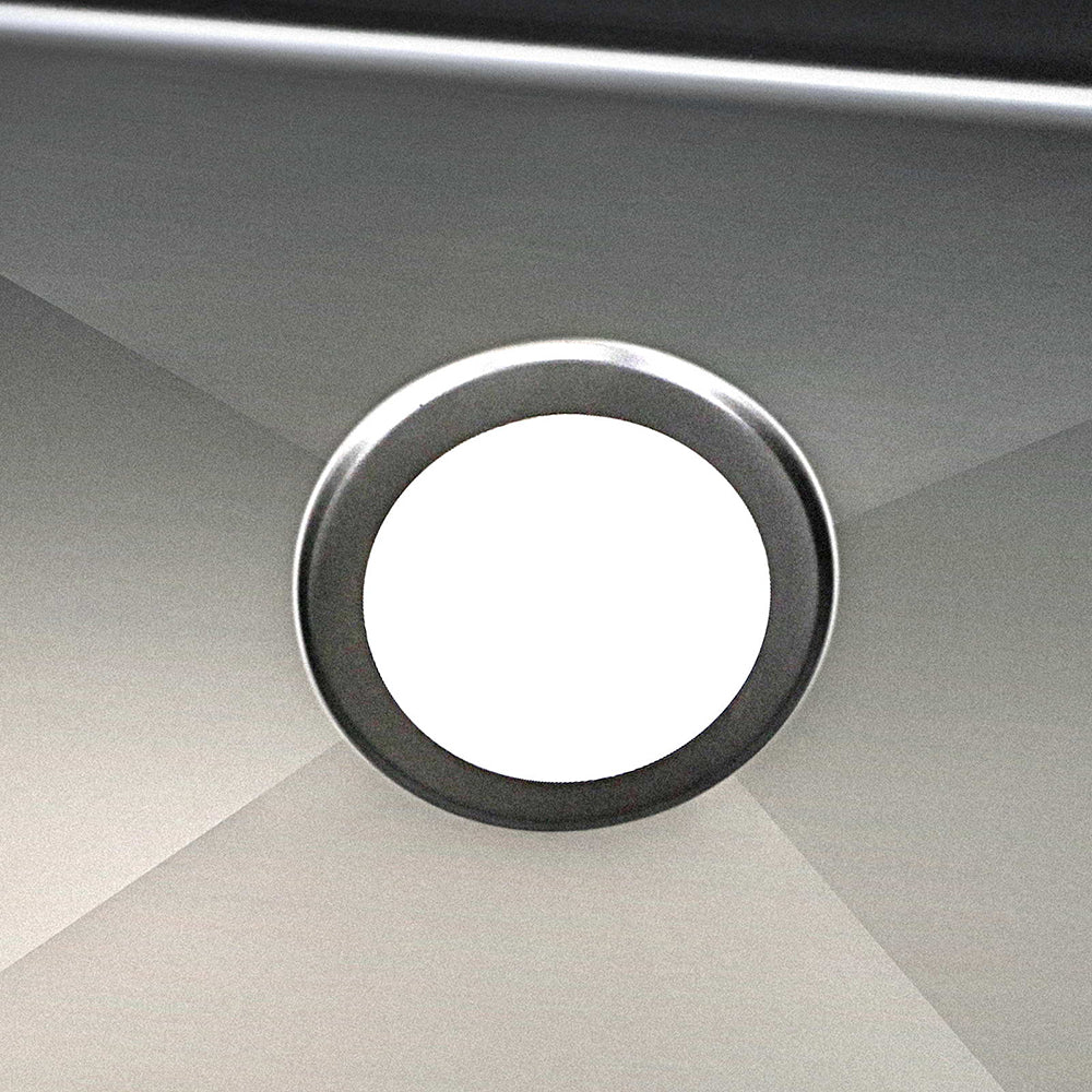 Cefito Double Bowl Kitchen Sink 77x45cm Stainless Steel Black