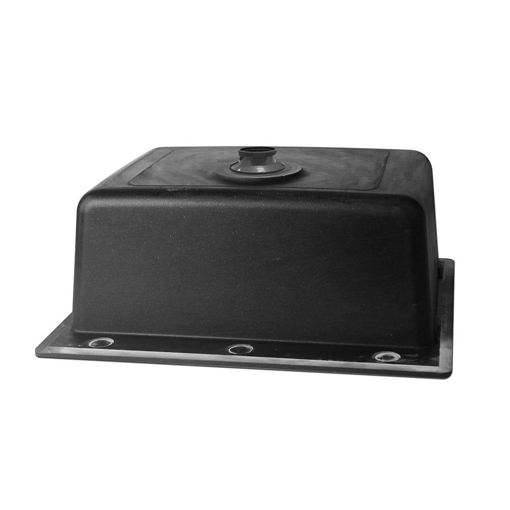 Cefito 570x500mm Granite Kitchen Sink Under/Topmount Black