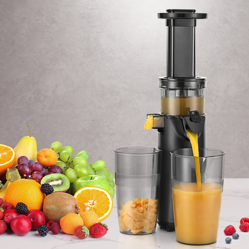 Devanti 130W Cold Press Slow Juicer Black