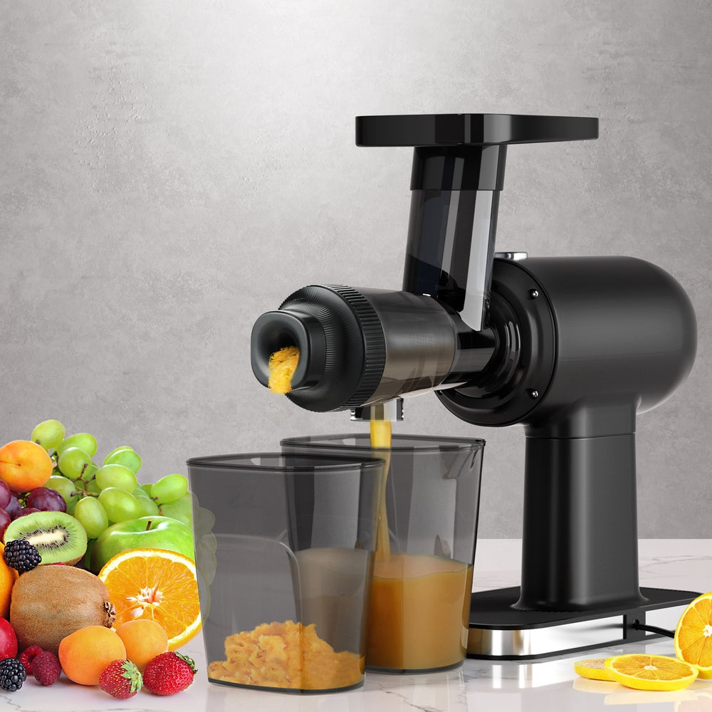 Devanti 160W Cold Press Slow Juicer Black
