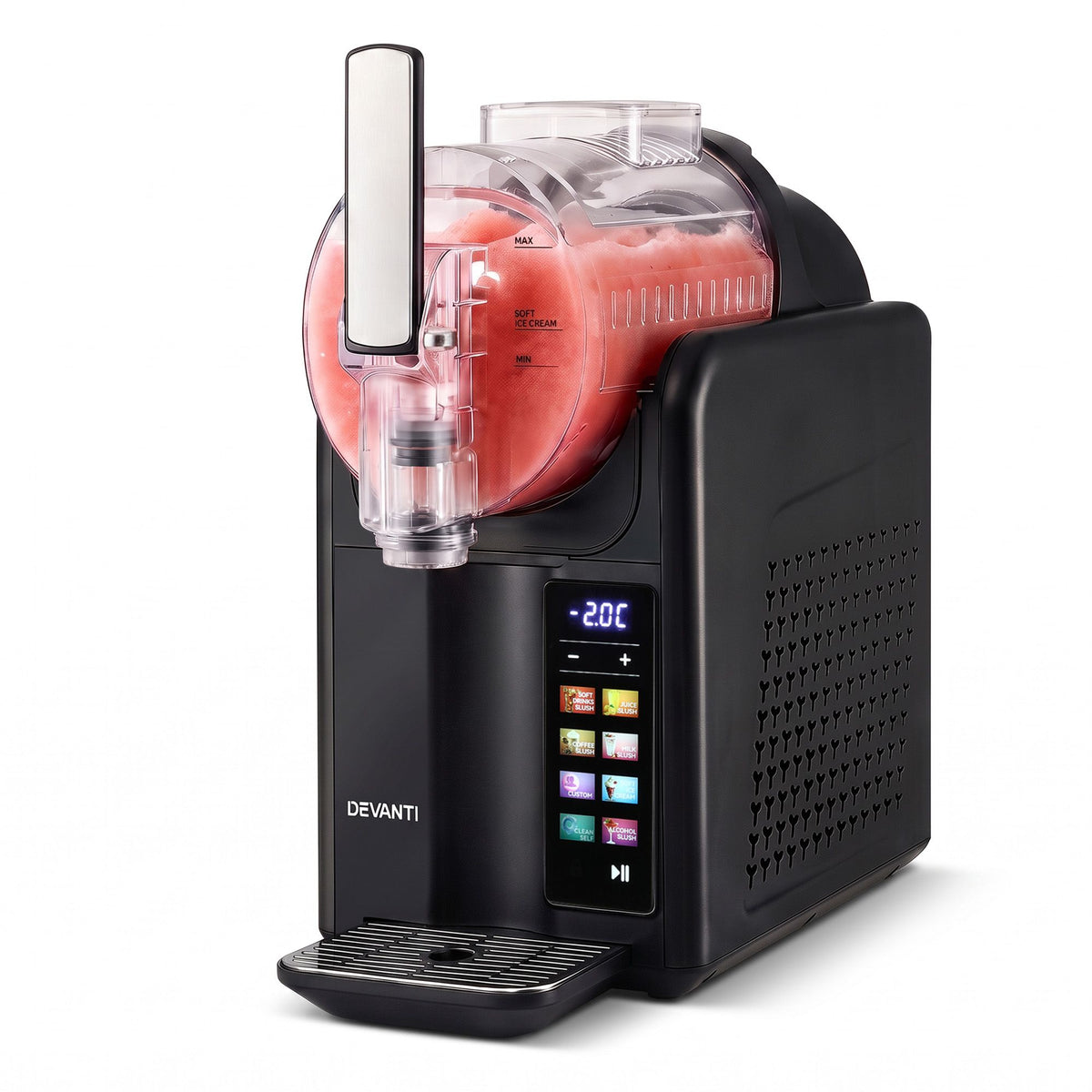 Devanti Slushie Machine 2L Frozen Drink Maker Black