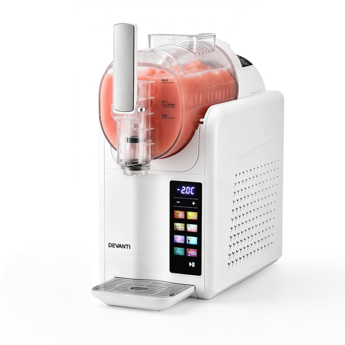 Devanti 2L Slushie Machine Frozen Drink Maker Ice Cream White