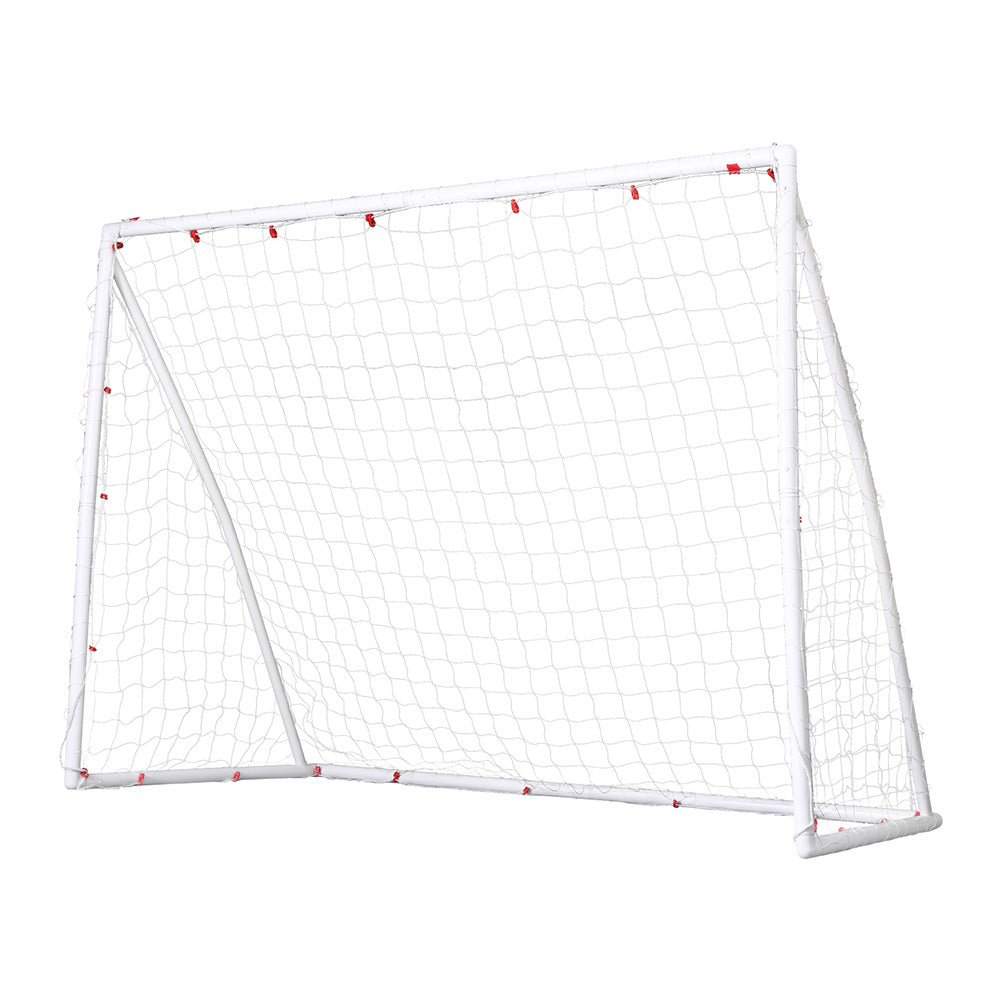 Everfit 8FT Soccer Goal UPVC Frame Weatherproof Portable
