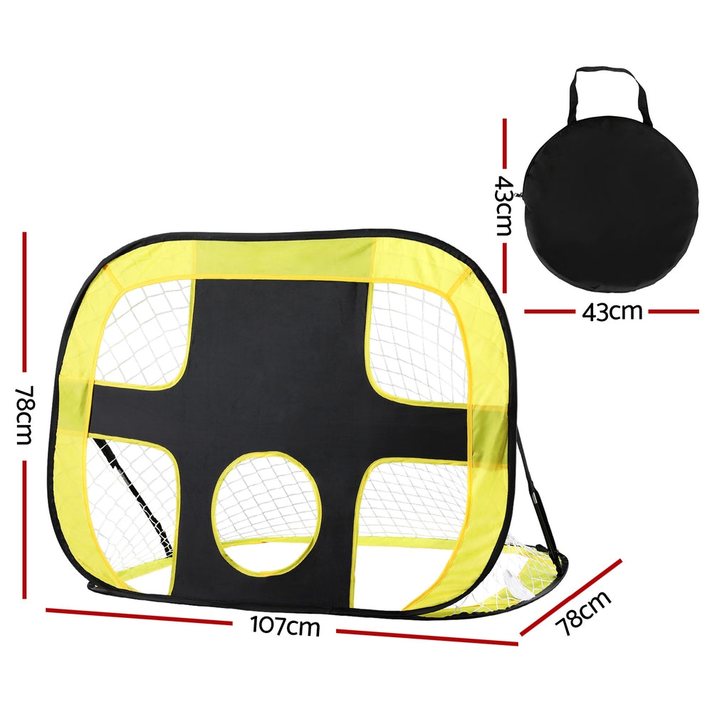 Everfit Portable Football Soccer Goal Net Rebound Target Training