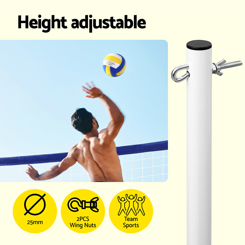 Everfit 6m Multi-Sport Portable Net Set Adjustable Height Volleyball Badminton Tennis