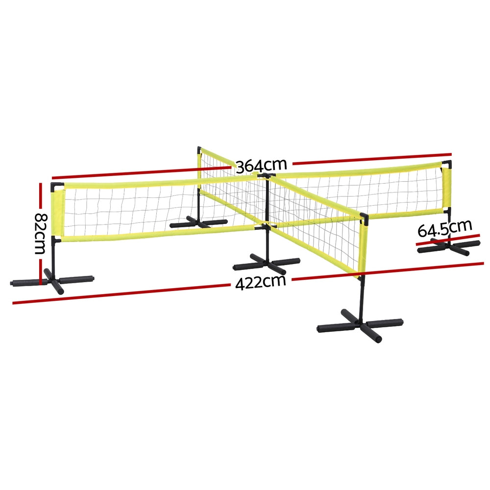 Everfit Portable Pool Volleyball Net Set 4 Anchor Bags