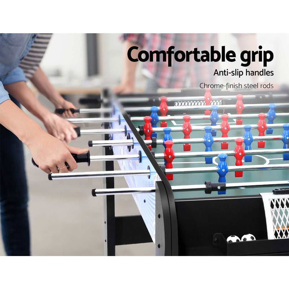 Blue 4FT Foosball Table Family Game MDF