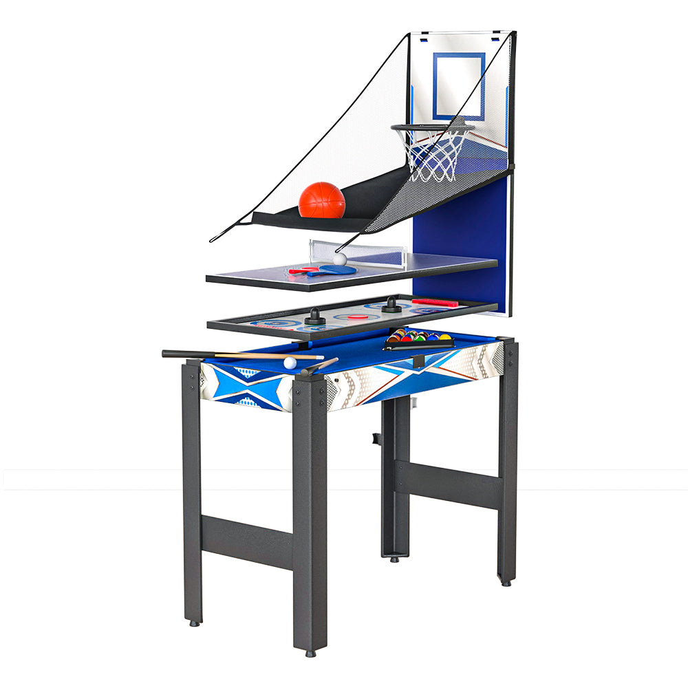 5-in-1 Multi-Game Table Pool Tennis Air Hockey Basketball Archery