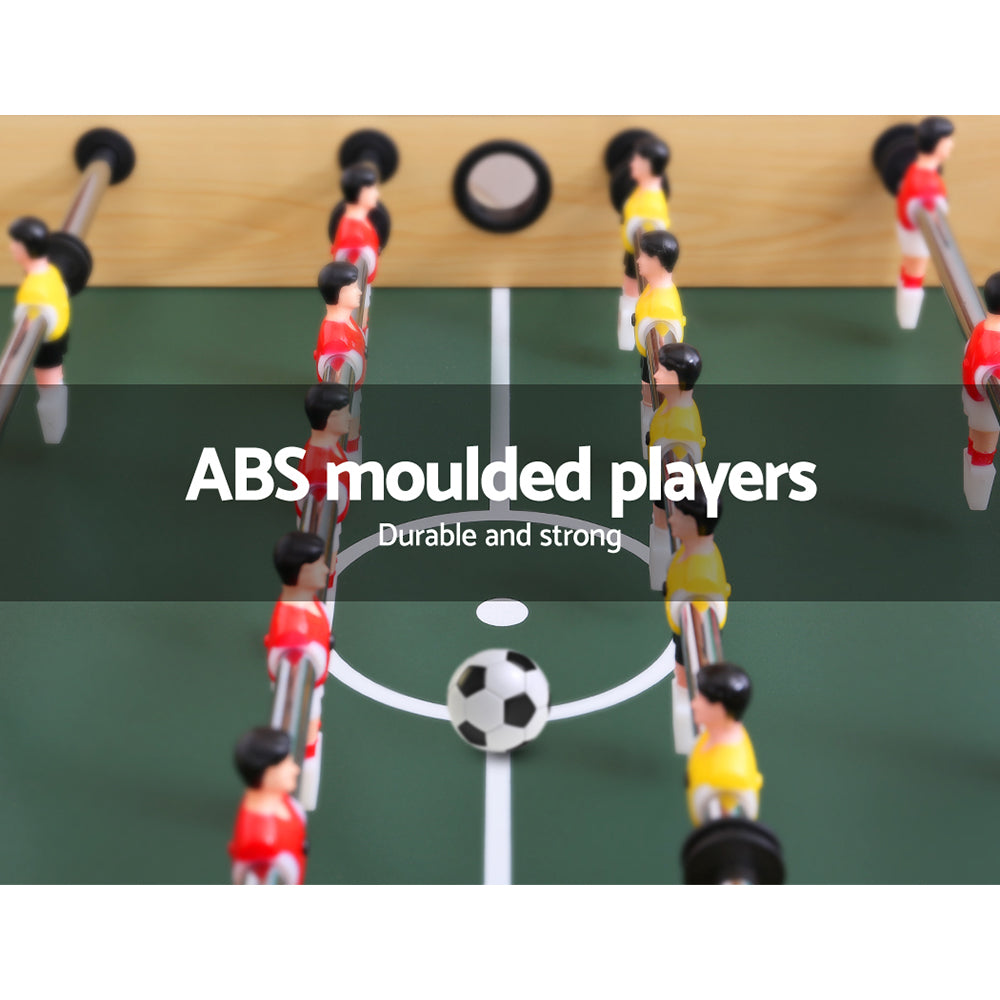 4FT Foldable Soccer Table Foosball Game MDF Family Playroom