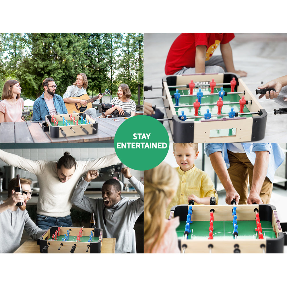 Mini Foosball Table Portable Soccer Game Kids Party Gift