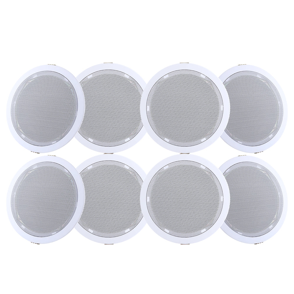 Giantz 6-Inch Ceiling Speakers Home Audio Tweeter 8-Pack White